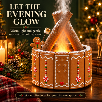 🔥 Campfire Christmas Diffuser 🎅 Santa & Gingerbread 2 Styles