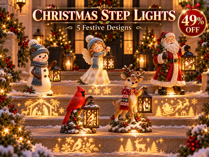 🌟Last day Promotion 🔥-🕯️ Solar Christmas Light with Holy Family Projection 🎄