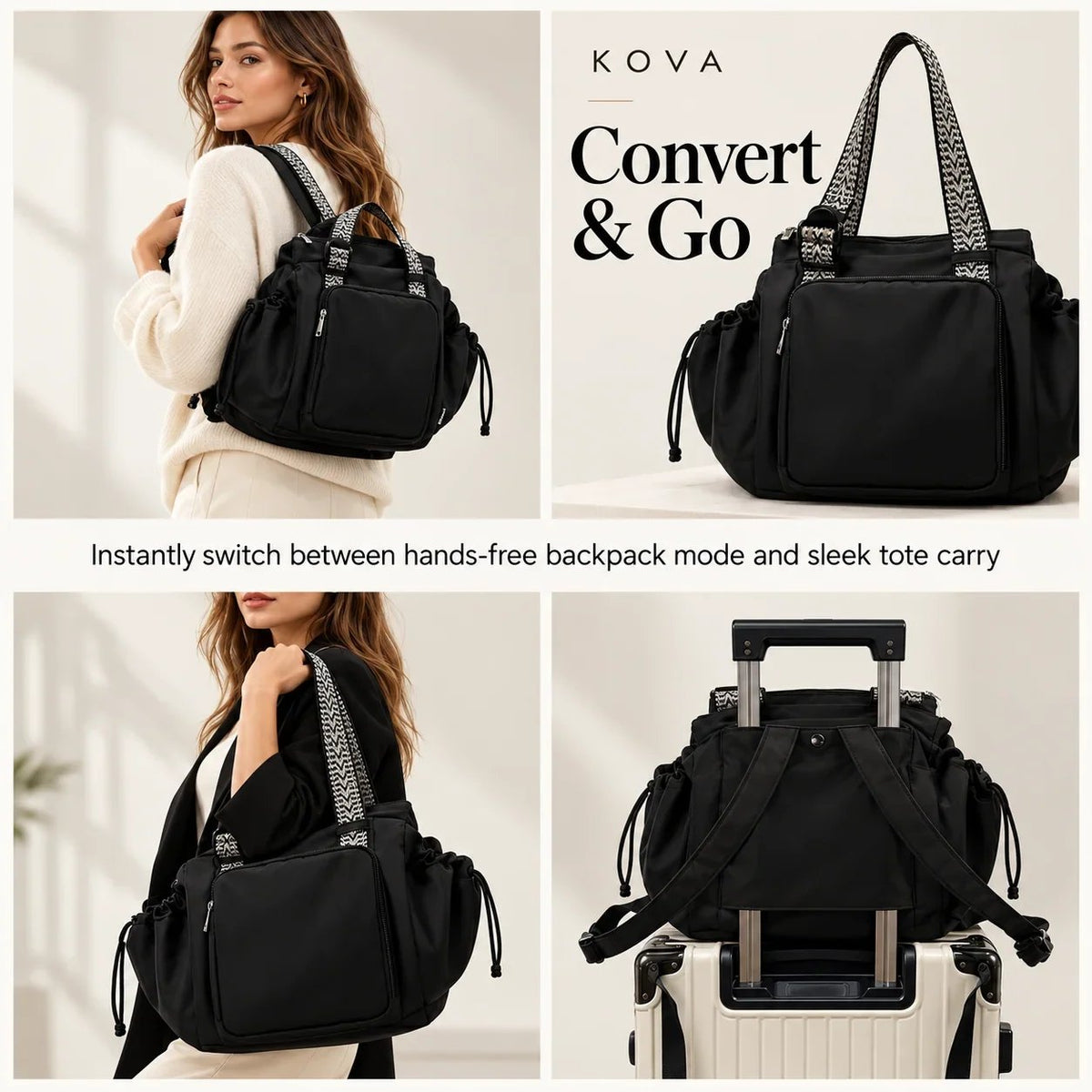Multifunctional Large-Capacity Travel Bag