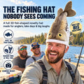 🎣Last day Promotion 🔥-🐟Reel in Laughs with This Funny Bass Plush Hat! 😂