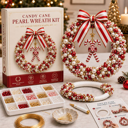 🔥🎄Plymagic DIY Pearl Art - Christmas Wreath