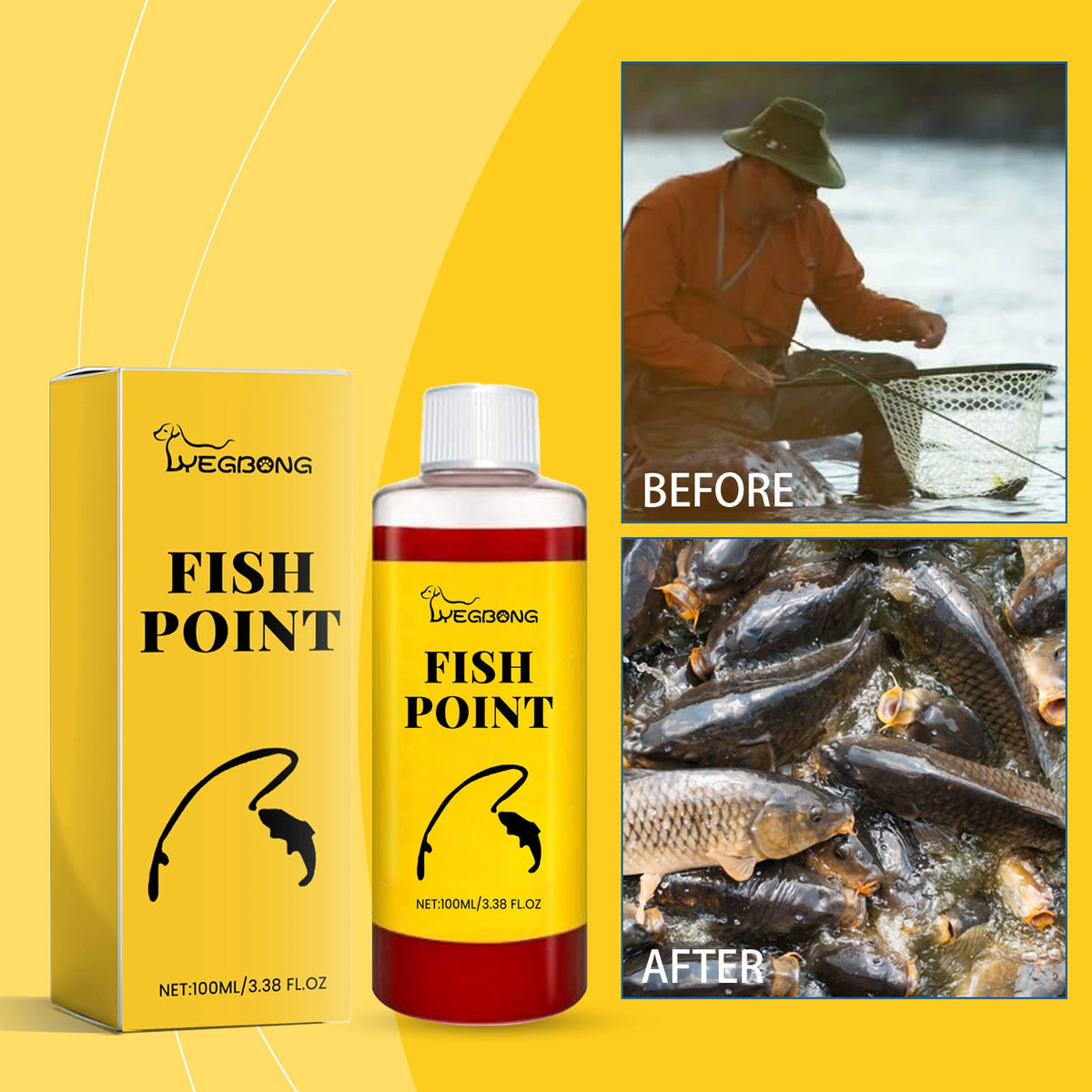 Red Worm Bait Agent Bait-Fish Attractant & Feed Booster