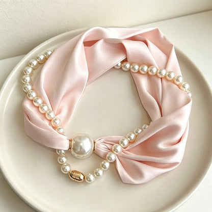 🎁🎄Christmas Sale 50% OFF!💞50K+ SOLD!✨Pearl Scarf Necklace
