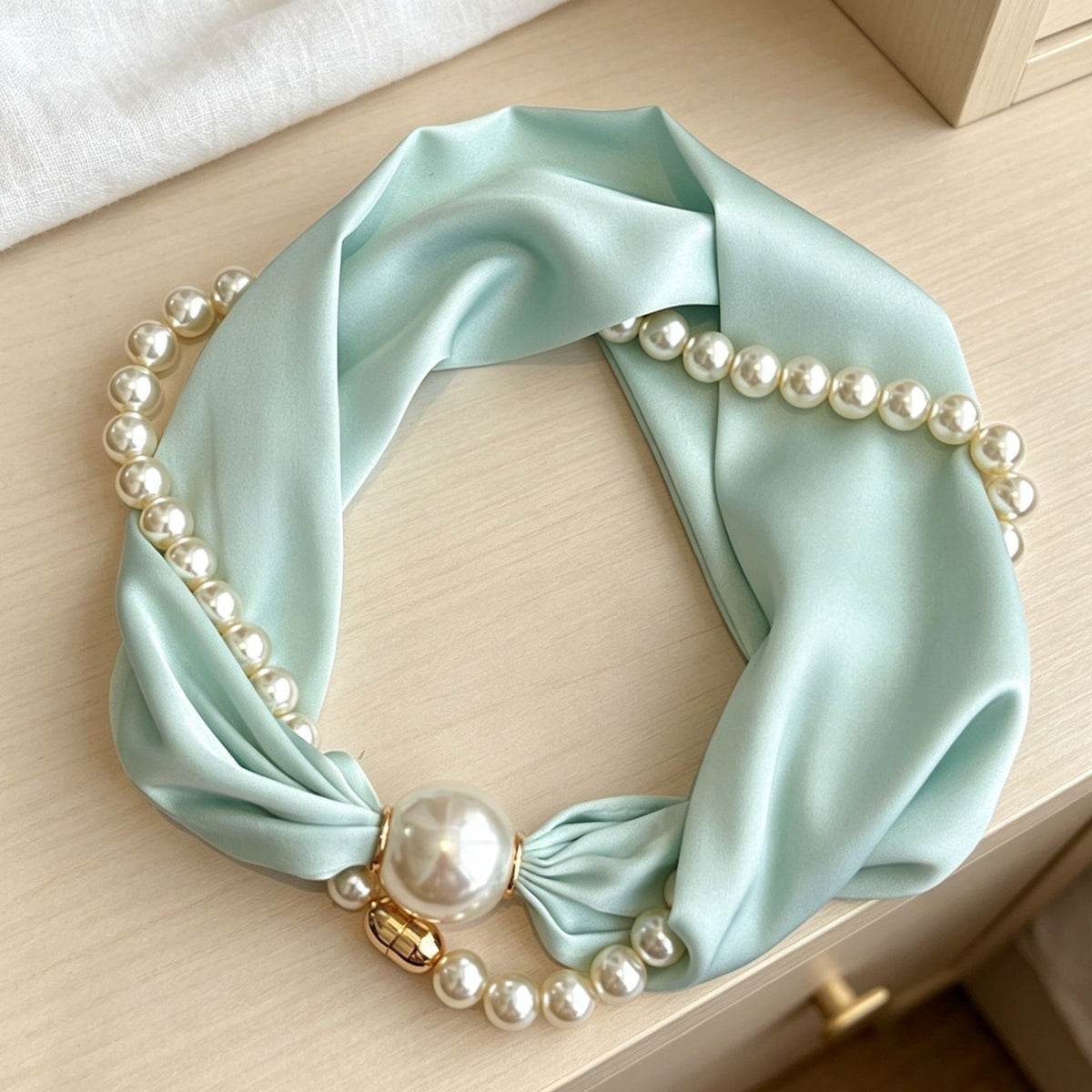 🎁🎄Christmas Sale 50% OFF!💞50K+ SOLD!✨Pearl Scarf Necklace