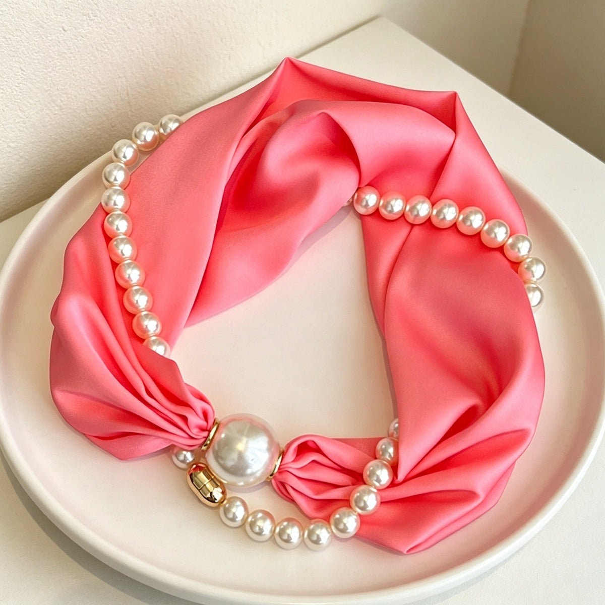 🎁🎄Christmas Sale 50% OFF!💞50K+ SOLD!✨Pearl Scarf Necklace