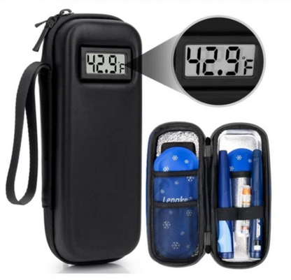 Insulin Cooler Travel Case with Temperature Display