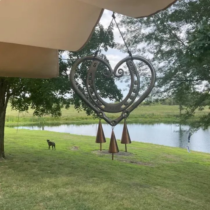 💥LAST DAY 49% OFF🔥The Horseshoe Heart Wind Chime ❤🐎