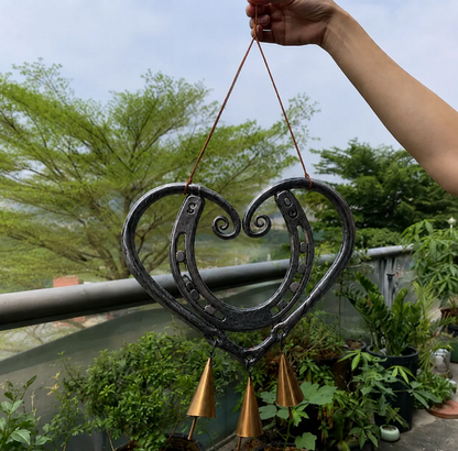 💥LAST DAY 49% OFF🔥The Horseshoe Heart Wind Chime ❤🐎