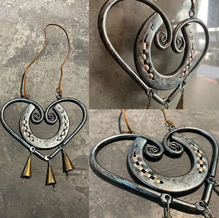 💥LAST DAY 49% OFF🔥The Horseshoe Heart Wind Chime ❤🐎