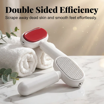 Dual‑Sided Foot Callus Remover, Replaceable Stainless Steel Blade Foot Scraper 🦶