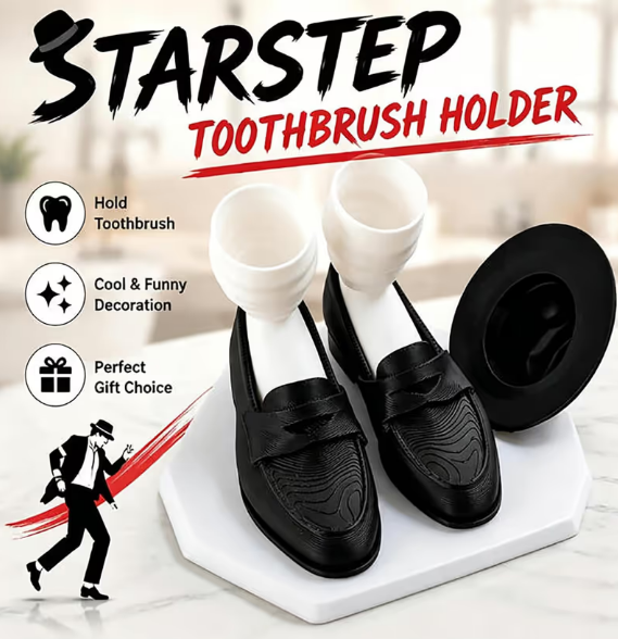 Funny Space Glide Toothbrush Holder