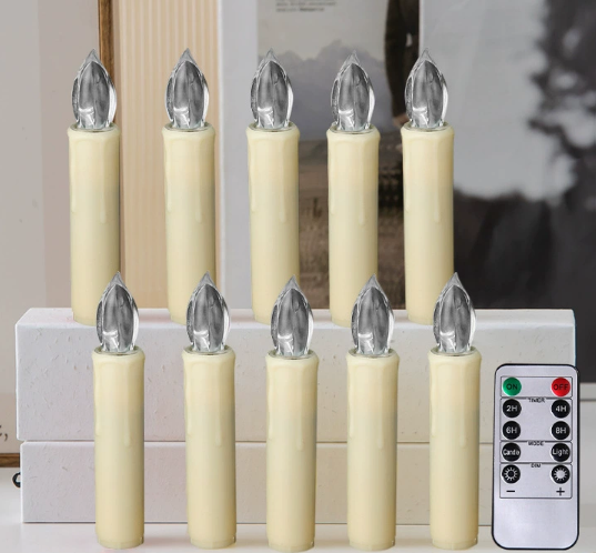 LED Flameless Candle Clip Lights with Remote