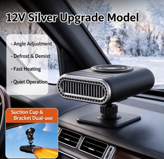 2-in-1 Portable Car Heater and Windshield Defroster