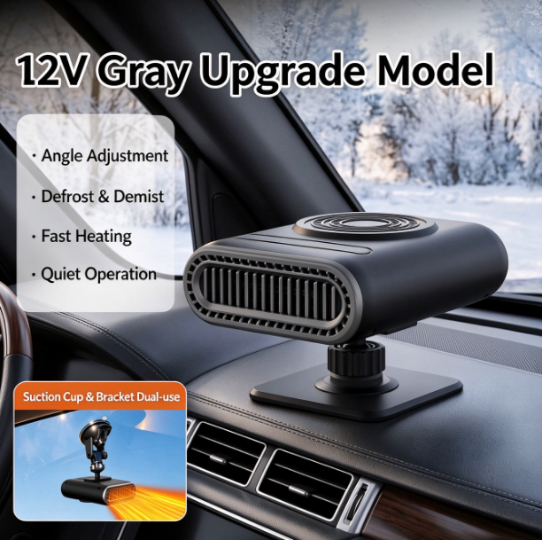 2-in-1 Portable Car Heater and Windshield Defroster