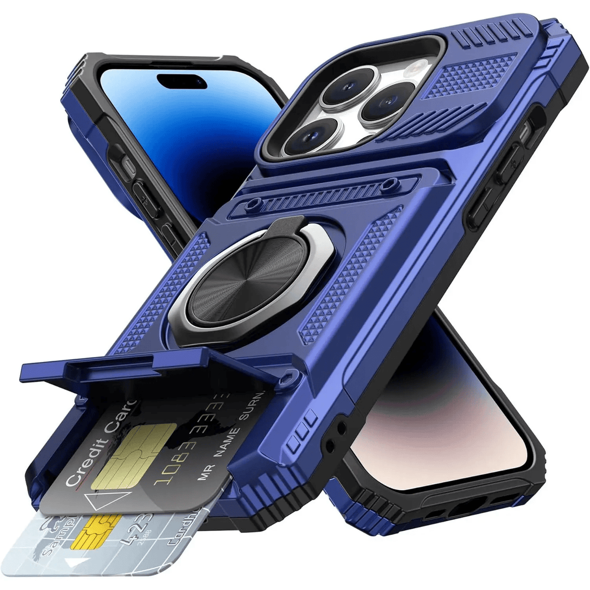 📱Ultimate Armor Wallet Case | Hands-Free Kickstand & Drop Defense 🛡️