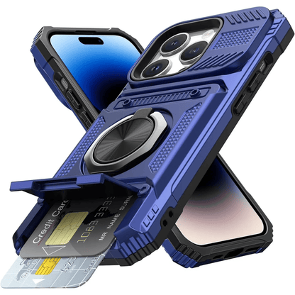 📱Ultimate Armor Wallet Case | Hands-Free Kickstand & Drop Defense 🛡️