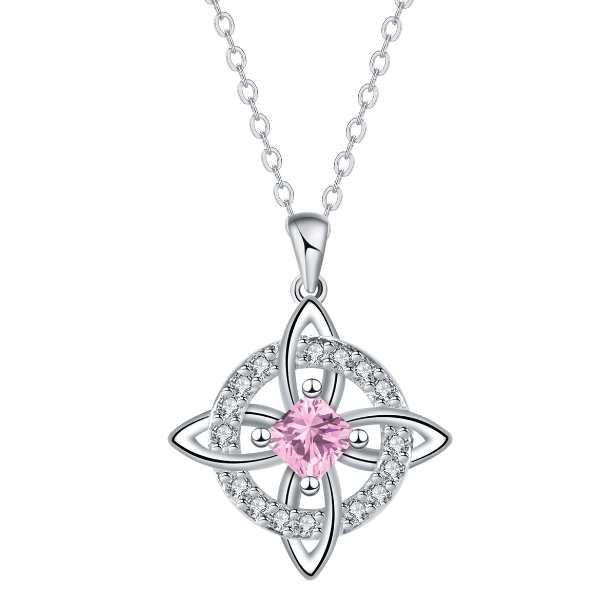 ✨Personalized Witch’s Knot Birthstone Necklace(With Gift Box)