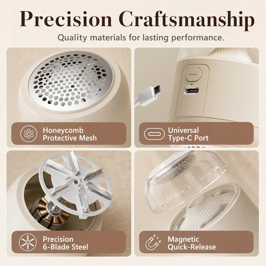 Restore Fabric Smoothness Instantly! Magnetic Lint Remover
