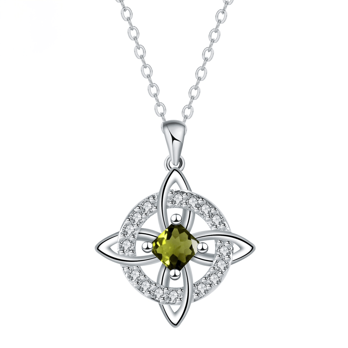 ✨Personalized Witch’s Knot Birthstone Necklace(With Gift Box)