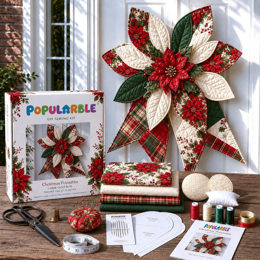 🔥✨ Large Patchwork Bow Sewing Kit (Beginner-Friendly)