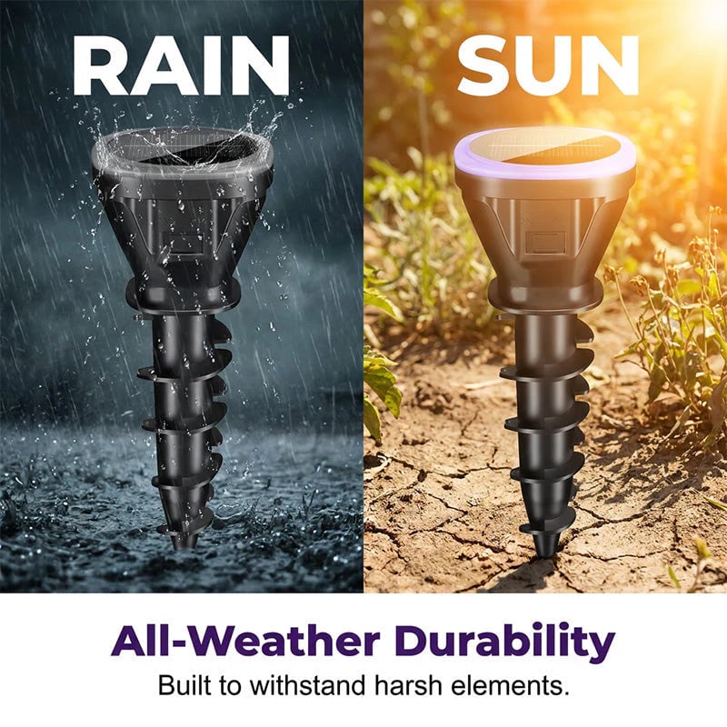 🔥Over 100,000 sold! 🏡️ Solar Powered Ultrasonic Mouse Repeller🛡️ Repel snakes, insects, rodents and protect your home!