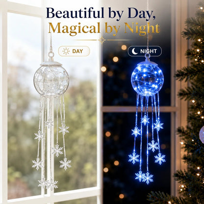 Winter Magic Snowflake CascadeTM – LED Hanging Christmas Ornament❄️