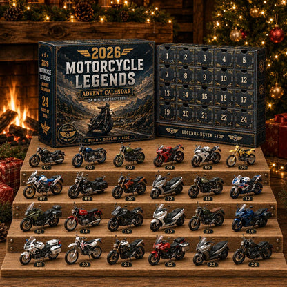 2026 Motorcycle Legends Advent Calendar – 24 Days, 24 Mini Motorcycles, 24 Legendary Rides