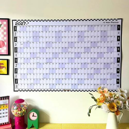 🔥HOT SALE 49% OFF - 📅✨ 2027 Extra-Large Full Year Wall Planner