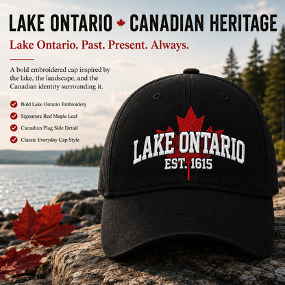🔥LAST DAY 50% OFF - 🍁Lake Ontario Forever – Heritage Embroidered Cap