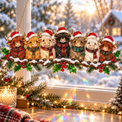 🎄 Winter Wonderland Suncatchers– 11 Festive Stained-Glass Style Designs