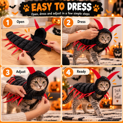 Halloween Cat And Centipede Costume