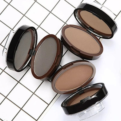 💄 Adjustable Eyebrow Stamp – Bi-Tone Powder – Waterproof & 24-Hour Wear for Makeup