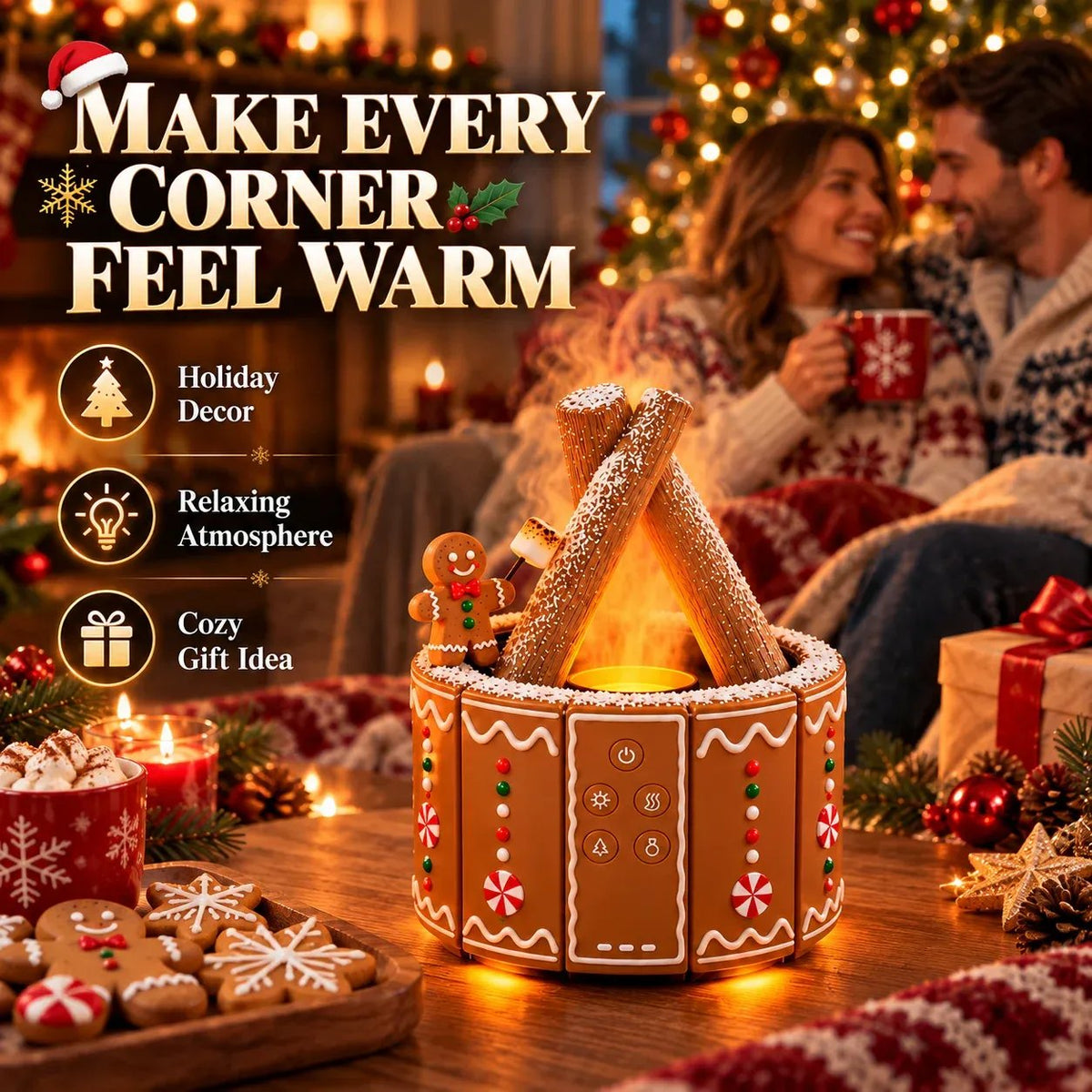 🎄 Christmas Campfire Aroma Diffuser