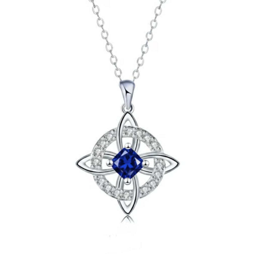 ✨Personalized Witch’s Knot Birthstone Necklace(With Gift Box)