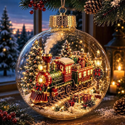 🎁Glowing Christmas Diorama Ornament