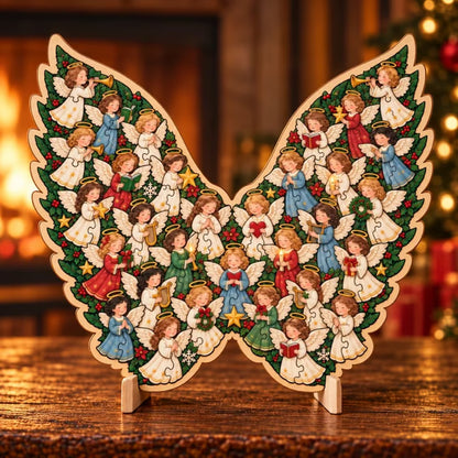🎄 ✨ Intricate Christmas Keepsake Wooden Puzzle Ornaments