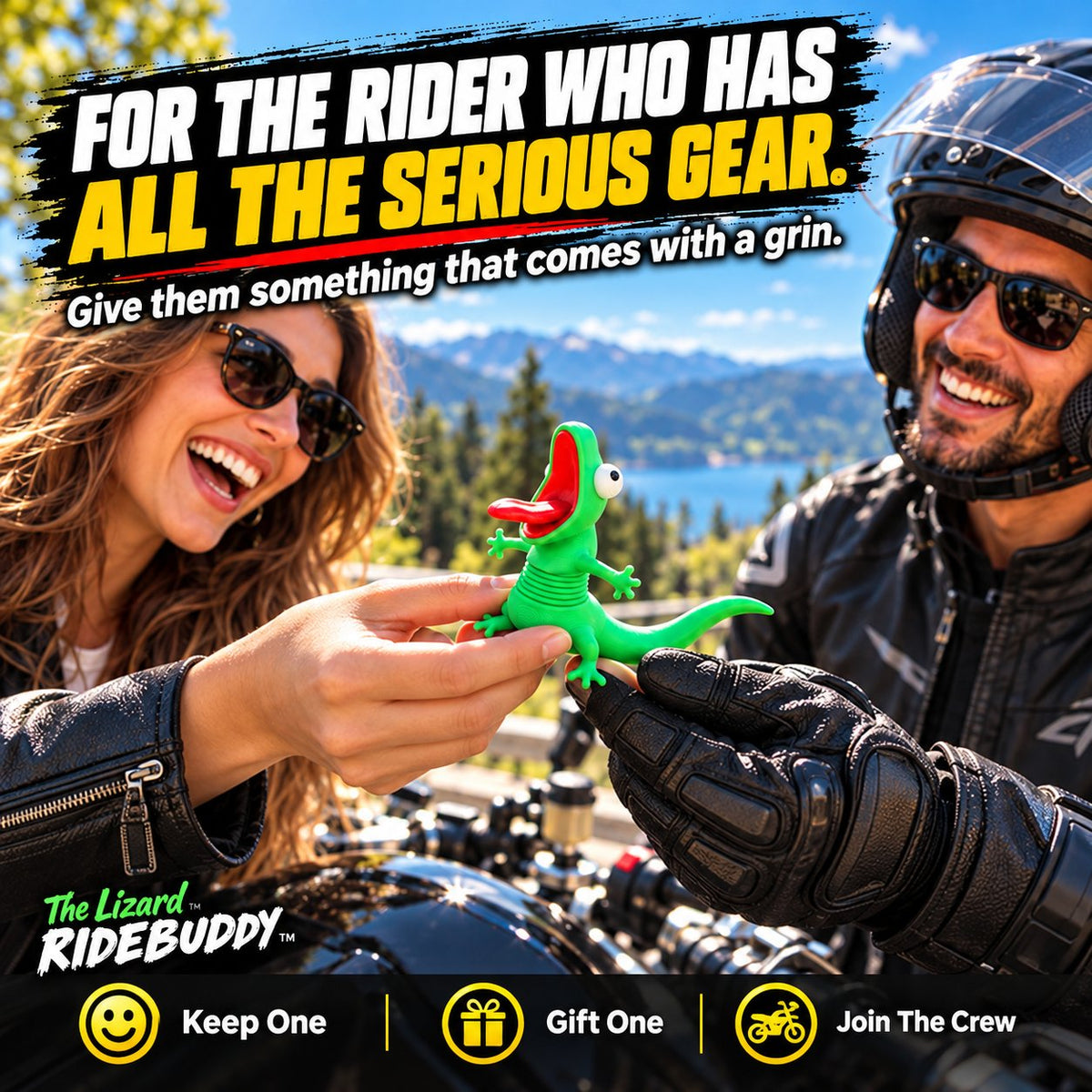 🔥Last Day 50% OFF - 🦎The Lizard RIDEBUDDYTM（Two packs）