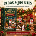 🎄24-Day Mini Christmas Brick Ornament Advent Calendar | 24 Unique Buildable Holiday Ornaments to Create, Hang & Keep 🧱