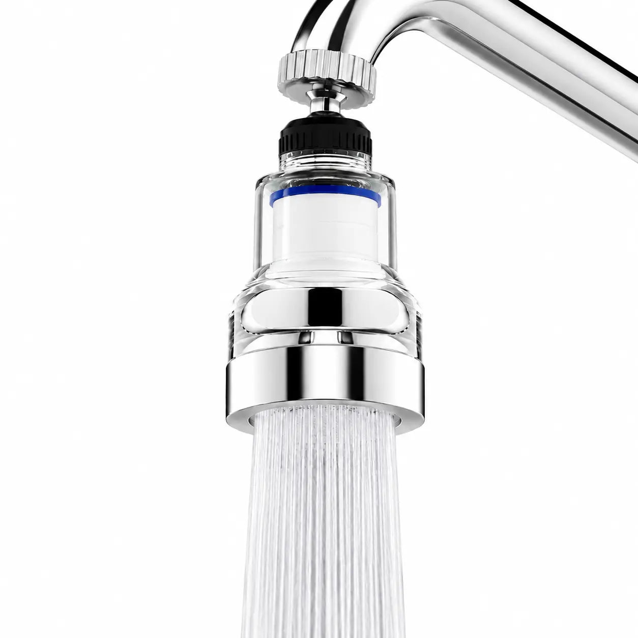 360° Rotating Faucet Aerator Filter, 6-Layer Filter with 3 Water Modes