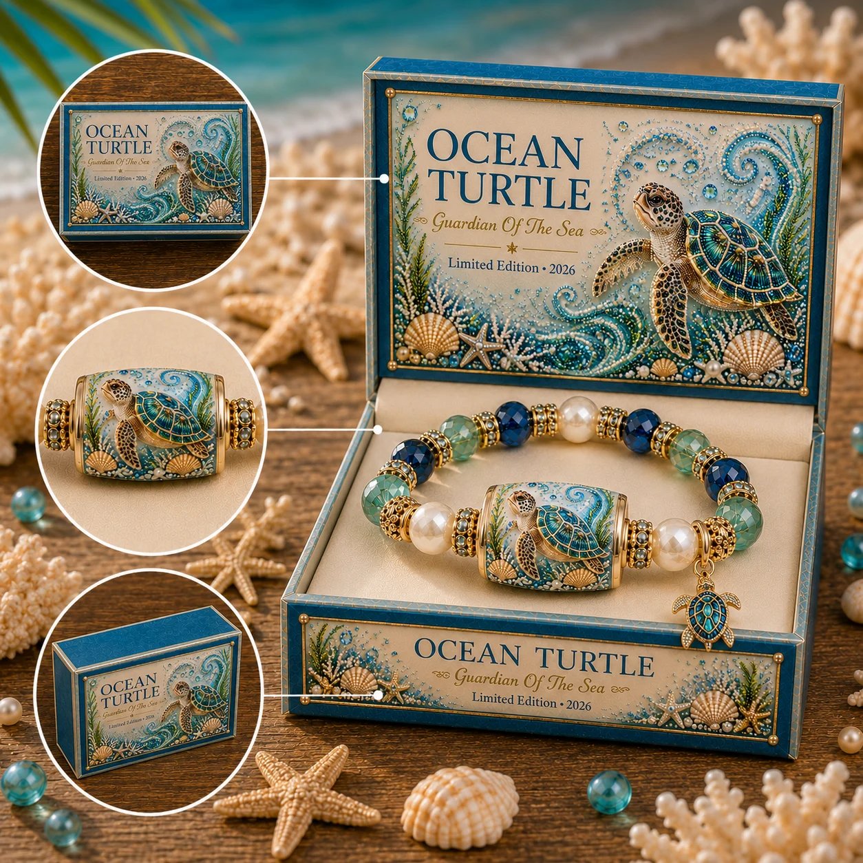 🔥Last Day 49% OFF – 🌊 Ocean Guardian Collection Bracelet — Limited Edition 2026🎁