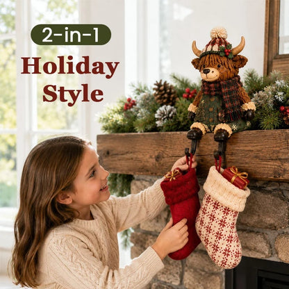 🔥 Last Day 49% OFF - Christmas Stocking Holder Shelf Sitters