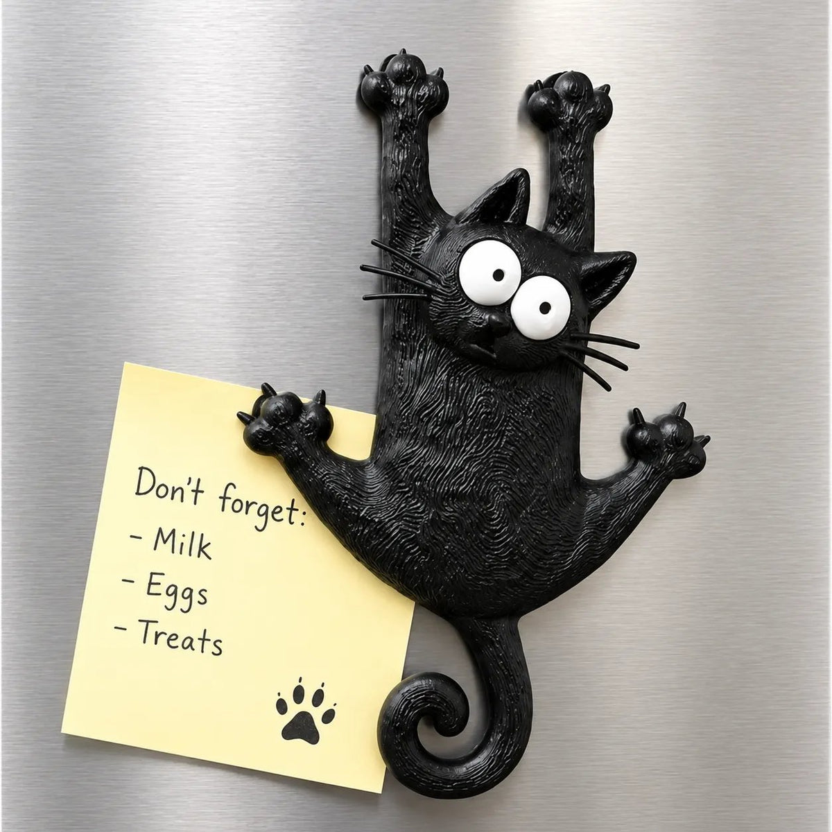 🐾 Hanging Black Cat Fridge Magnet（Two packs）