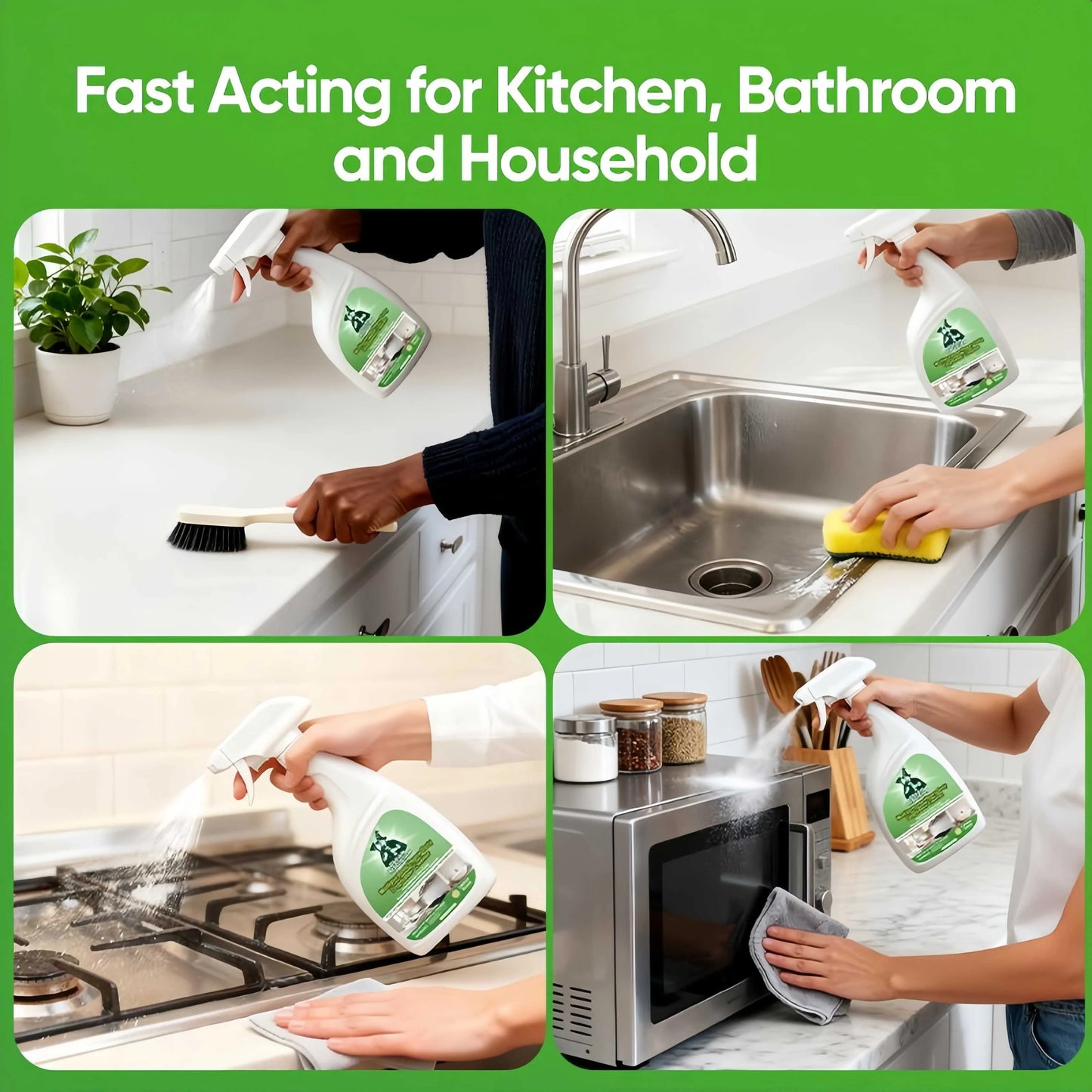 🔥Heavy Duty Multipurpose Degreaser Kitchen Grease Cleaner Spray