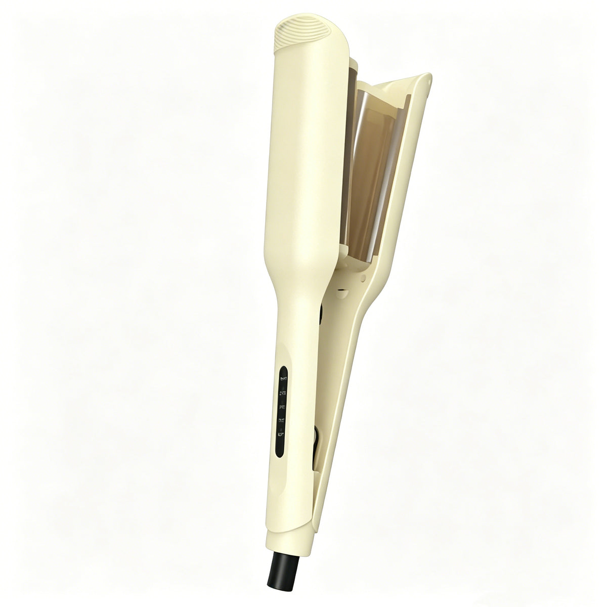 🔥32MM Deep V Beach Wave Crimper, Negative Ion Fast Heating Hair Waver Curler