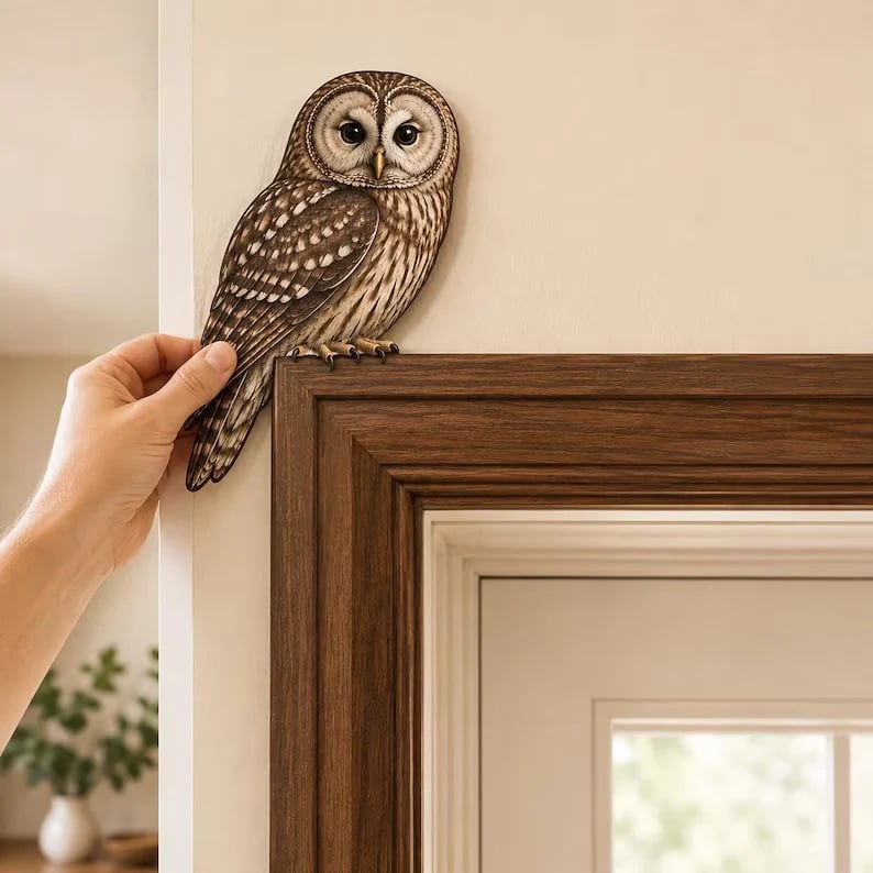 🦉Wooden Owl Door Topper