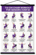 🔥Last Day 49% OFF-🧘‍♀️Senior Wellness Exercise Poster 16-Step Chair Tai Chi