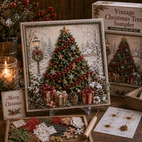 🌲Vintage Christmas Tree Sampler