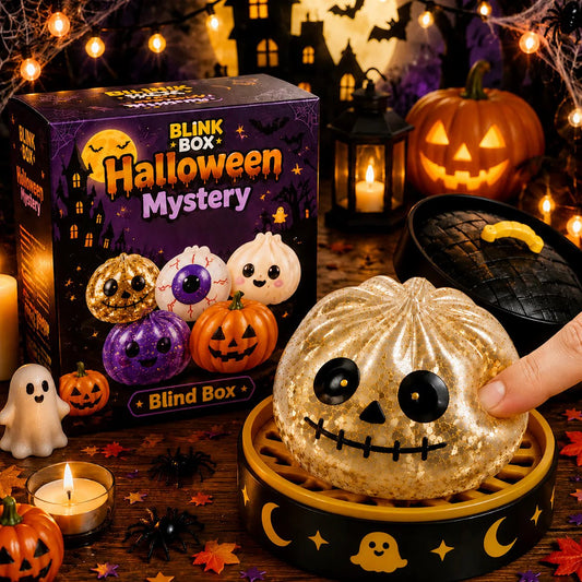 🔥LAST DAY 50% OFF - 🎃🎁Cute Halloween Scary Ghost Maruko Squeeze Toy Set