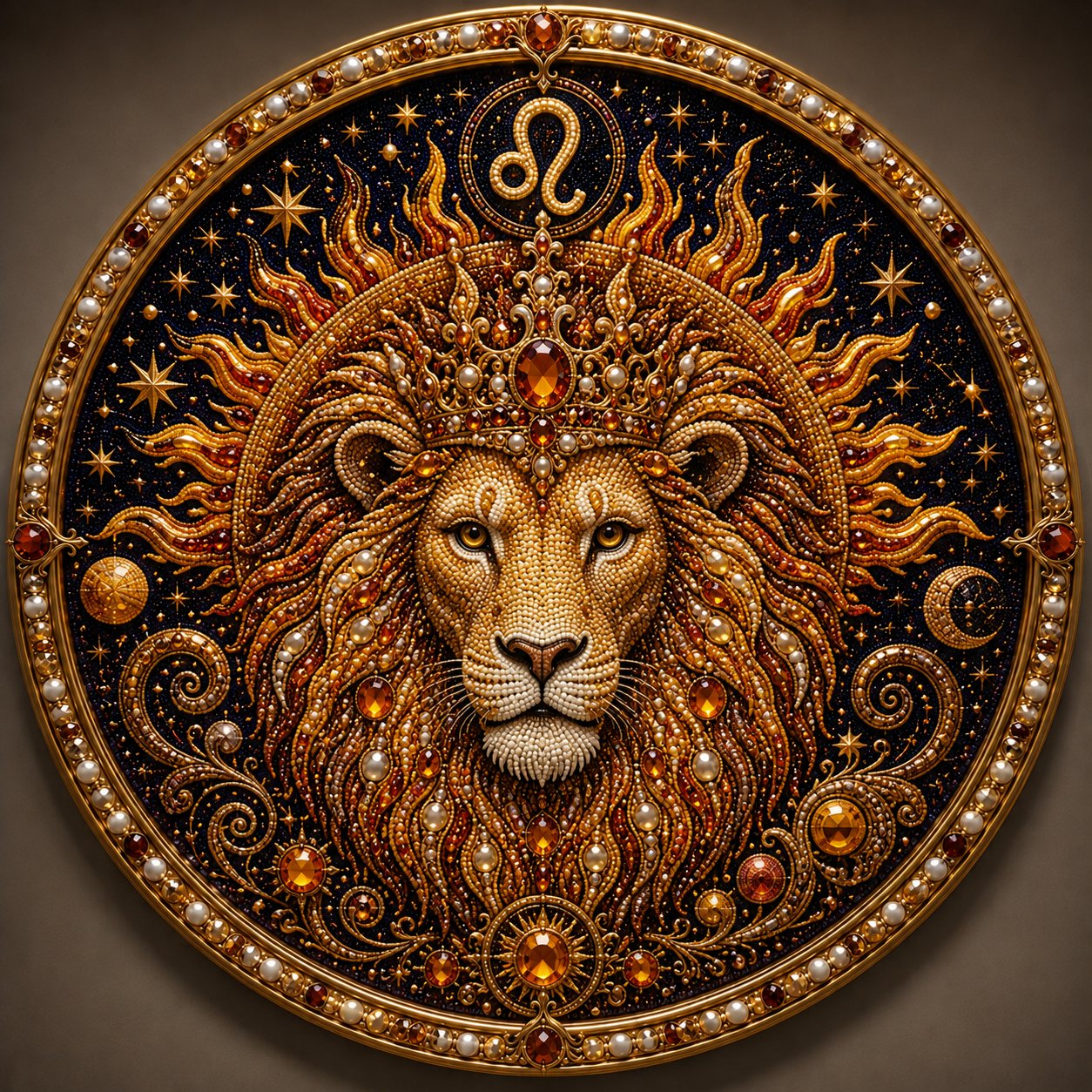🔥♈12 Zodiac Signs Pearl Art DIY Kit🌙