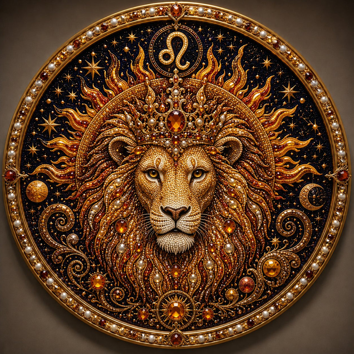 🔥♈12 Zodiac Signs Pearl Art DIY Kit🌙